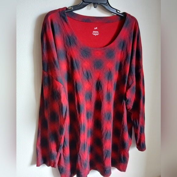 J. Jill Tops - J.Jill Supima Cotton Plaid Tunic 3X